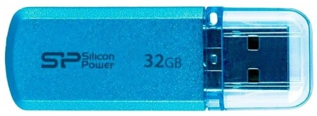 Флеш Диск Silicon Power 32Gb Helios 101 SP032GBUF2101V1B USB2.0 синий