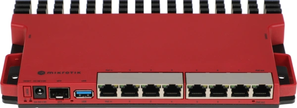 Маршрутизатор MikroTik L009UiGS-RM 10/100/1000BASE-T красный