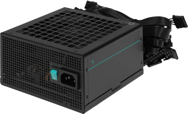 Блок питания Deepcool ATX 600W PF600 V2 80 PLUS WHITE (20+4pin) APFC 120mm fan 6xSATA RTL