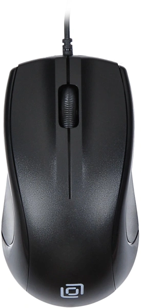 Мышь Оклик 185M черный оптическая 1200dpi USB для ноутбука 3but (945606)