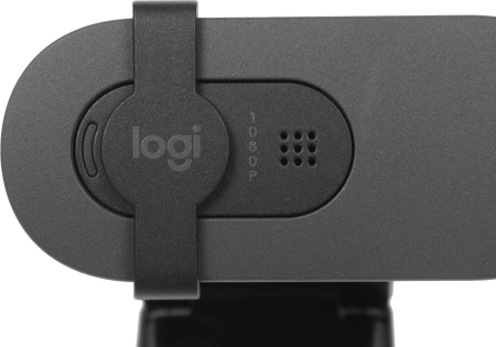 Камера Web Logitech HD Webcam Brio 90 черный 2Mpix (1920x1080) USB-A с микрофоном (960-001581)