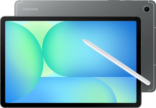 Планшет Samsung Galaxy Tab S10 FE SM-X526B 1580 (2.9) 8C RAM8Gb ROM128Gb 10.9" TFT 2304x1440 5G eSIM Android 15 серый 13Mpix 12Mpix BT WiFi microSD 1Tb 8000mAh