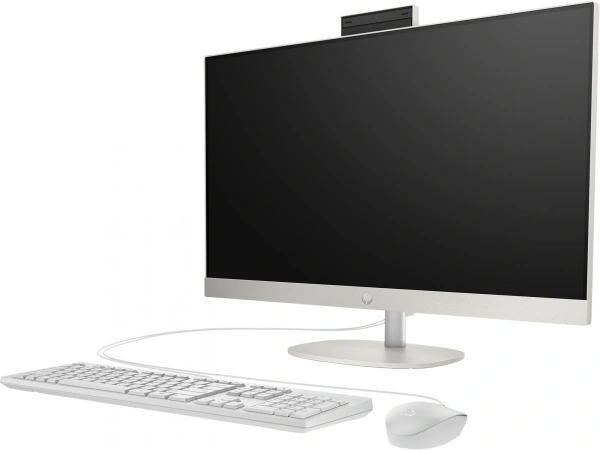 Моноблок HP 24-cr0012i 23.8" Full HD i3 N300 (0.8) 8Gb SSD512Gb UHDG FreeDOS GbitEth WiFi BT 65W клавиатура мышь Cam белый 1920x1080
