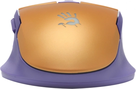 Мышь A4Tech Bloody L65 Max желтый/фиолетовый оптическая 12000dpi USB 6but (L65 MAX/ROYAL VIOLET)