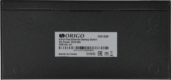 Коммутатор Origo OS1208 OS1208/A1A 8x100Мбит/с неуправляемый