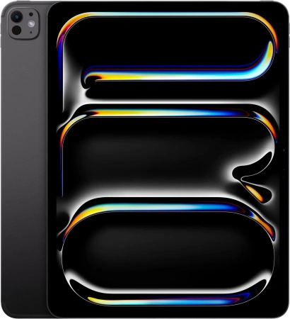 Планшет Apple iPad Pro 2024 A2926 M4 9C RAM8Gb ROM256Gb 13" OLED 2752x2064 5G eSIM iOS черный космос 12Mpix 12Mpix BT WiFi 9hr