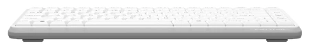 Клавиатура A4Tech FKS11 белый/серый USB (FKS11 WHITE) кабель 1.5м