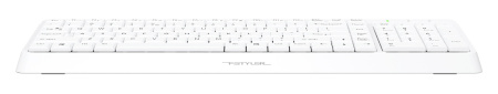 Клавиатура A4Tech FK15 белый USB (FK15 WHITE) кабель 1.5м