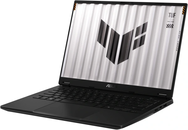 Ноутбук Asus TUF Gaming A14 FA401UU-RG052 Ryzen 7 8845HS 16Gb SSD512Gb NVIDIA GeForce RTX4050 6Gb 14" IPS 2.5K (2560x1600) без ОС grey WiFi BT Cam (90NR0JD1-M00320)
