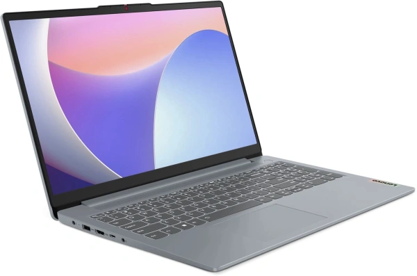 Ноутбук Lenovo IdeaPad Slim 3 15IRH8 Core i7 13620H 16Gb SSD512Gb Intel UHD Graphics 15.6" IPS FHD (1920x1080) без ОС grey WiFi BT Cam (83EM00C1RK)