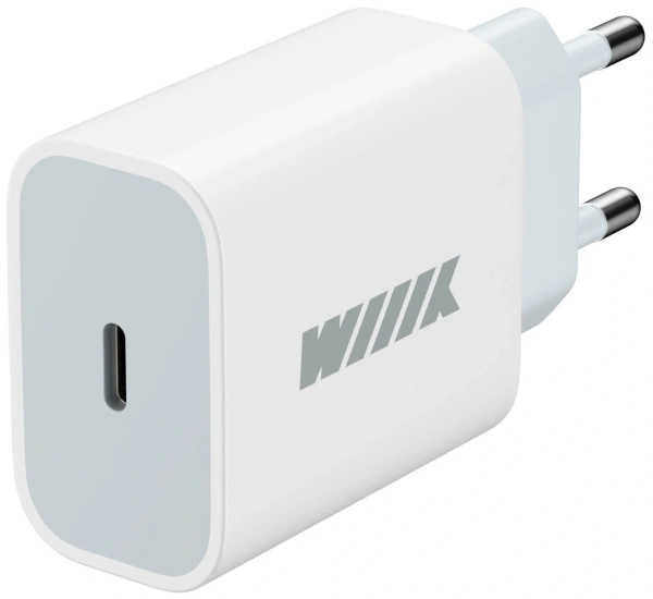 Сетевое зар./устр. Wiiix UNN-4-1-01-PD 20W 3A (PD) USB Type-C белый
