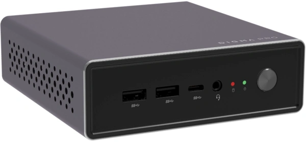 Неттоп Digma Pro Minimax U1 i3 1315U (1.2) 16Gb SSD512Gb UHDG Windows 11 Pro GbitEth WiFi BT 60W темно-серый/черный (DPP3-ADXW02)