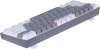 Клавиатура Redragon Fizz механическая белый/серый USB Multimedia for gamer LED (72602) кабель 1.8м