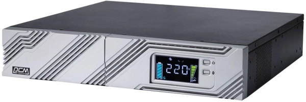 Источник бесперебойного питания Powercom Smart King RT SRT-1500A LCD 1350Вт 1500ВА черный