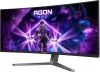 Монитор AOC 34" Agon Pro AG346UCD черный QD OLED LED 21:9 HDMI M/M матовая HAS Piv 1500000:1 250cd 178гр/178гр 3440x1440 175Hz FreeSync Premium DP WQ HD 2K (1440p) USB 10.82кг