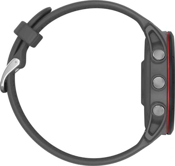 Смарт-часы Garmin Forerunner 255 33мм 1.3" корп.черный рем.темно-серый (010-02641-10)