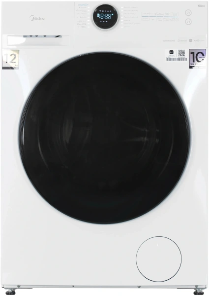 Стиральная машина Midea MF200W120WBS/W-RU класс: A загр.фронтальная макс.:12кг белый инвертор