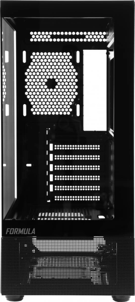 Корпус Formula Crystal Z1 черный без БП ATX 2xUSB2.0 1xUSB3.0 audio bott PSU