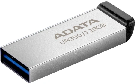 Флеш Диск A-Data 128GB UR350 UR350-128G-RSR/BK USB3.2 серебристый/черный
