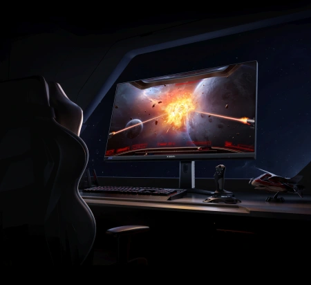 Монитор Xiaomi 27" Mini LED Monitor G Pro 27i черный IPS LED 1ms 16:9 HDMI матовая 1000cd 178гр/178гр 2560x1440 180Hz FreeSync DP 2K 6.8кг