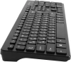 Клавиатура Оклик K733 черный USB slim Multimedia