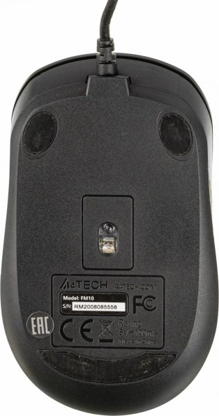 Мышь A4Tech Fstyler FM10 черный/серый оптическая 1600dpi USB 4but (FM10 GREY)
