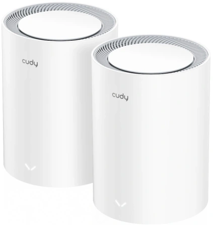 Бесшовный Mesh роутер Cudy M3000 (M3000(2-PACK) WHITE) AX3000 10/100/1000/2500BASE-T белый (упак.:2шт)