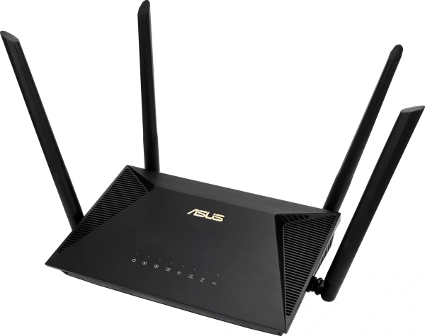 Роутер беспроводной Asus RT-AX1800U AX1800 10/100/1000BASE-TX/4G ready черный