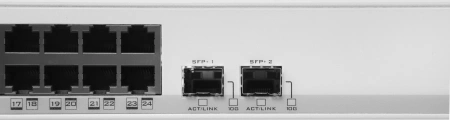 Коммутатор MikroTik CRS326-24G-2S+RM (L3) 24x1Гбит/с 2SFP+ управляемый