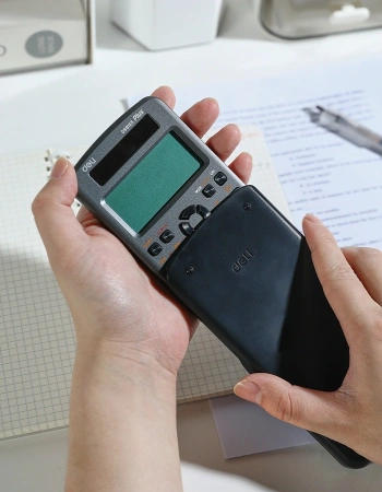 Калькулятор научный Deli ED991ES черный 10+2-разр.