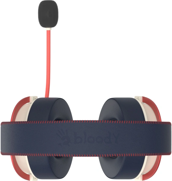 Наушники с микрофоном A4Tech Bloody MR595 Proxy Boom бежевый/черный мониторные BT/Radio оголовье (MR595)
