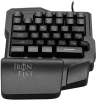 Игровой блок Оклик 701G IRON FIST черный USB for gamer LED (подставка для запястий) (1196590)