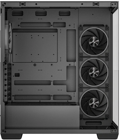 Корпус Deepcool CG580 4F V2 черный без БП ATX 6x120mm 4x140mm 2xUSB3.0 audio bott PSU
