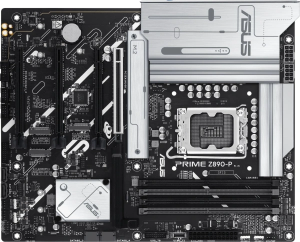 Материнская плата Asus PRIME Z890-P Soc-1851 Intel Z890 4xDDR5 ATX AC`97 8ch(7.1) 2.5Gg RAID+HDMI+DP
