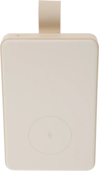 Мобильный аккумулятор Xiaomi BHR9074GL 6000mAh Qi 15W 2.4A USB-C беспров.зар. бежевый