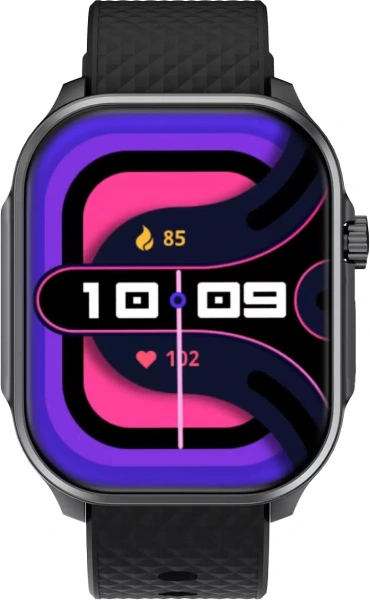 Смарт-часы Tecno Watch 3 Active 2.04" LCD корп.черный рем.черный (W03A)