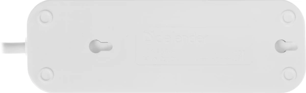 Сетевой удлинитель Defender B230 2м (3 розетки) белый (пакет ПЭ)