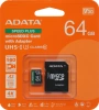 Флеш карта microSDXC 64GB A-Data UD64GUI3V30A2SP-RA1 Speed Plus V30 A2 + adapter
