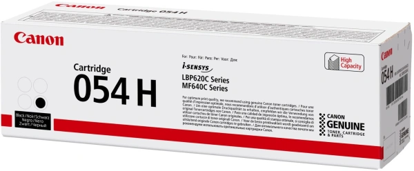 Картридж лазерный Canon 054HBK 3028C002 черный бар.в компл. (3100стр.) для Canon MF645Cx/MF643Cdw/MF641Cw/LBP623Cdw/621Cw