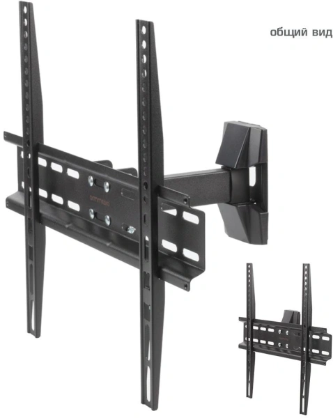 Кронштейн для телевизора Arm Media LCD-413 черный 26"-55" макс.35кг настенный поворот и наклон