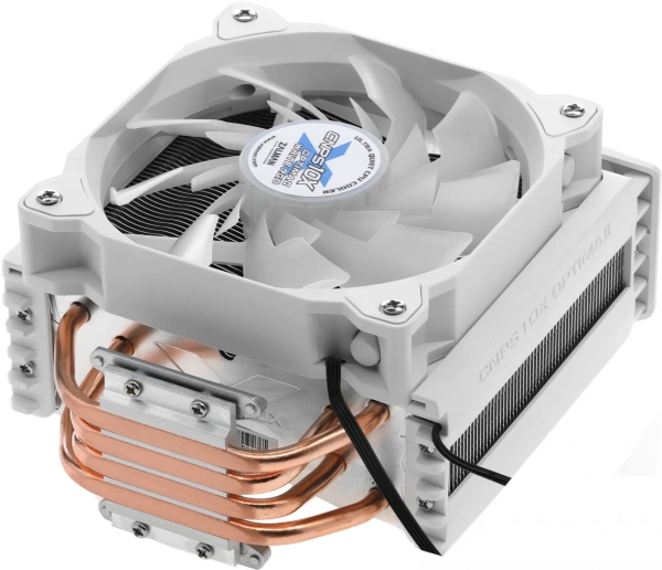 Устройство охлаждения(кулер) Zalman CNPS10X Optima II RGB Soc-AM5/AM4/1200/1700/1851 белый/белый 4-pin 17-27dB Al+Cu 180W 740gr Ret (CNPS10X OPTIMA II WHITE RGB)