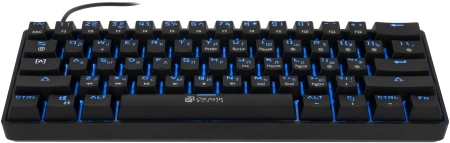 Клавиатура Оклик K713X механическая черный USB Multimedia for gamer LED