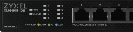 Коммутатор Zyxel NebulaFlex XMG1915-10E-EU0101F (L3) 8x2.5Гбит/с 2SFP+ управляемый