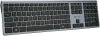 Клавиатура Оклик 890S серый/черный USB slim Multimedia (1784239)