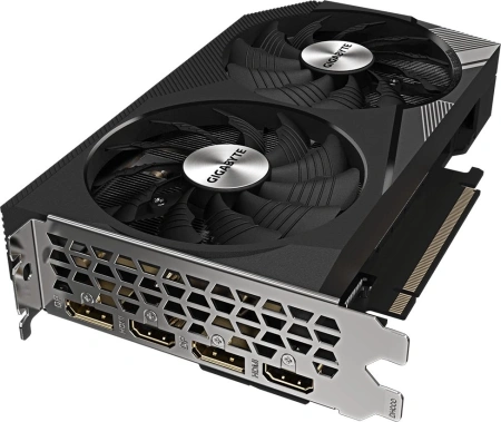 Видеокарта Gigabyte PCI-E 4.0 GV-N3060GAMING OC-8GD 2.0 NVIDIA GeForce RTX 3060 8Gb 128bit GDDR6 1807/15000 HDMIx2 DPx2 HDCP Ret