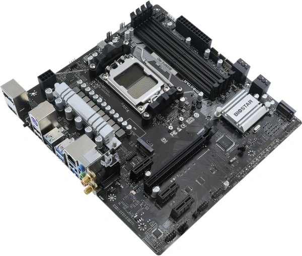 Материнская плата Biostar B650MP-E Pro Socket AM5 AMD B650 4xDDR5 mATX AC`97 8ch(7.1) 2.5Gg RAID+HDMI+DP