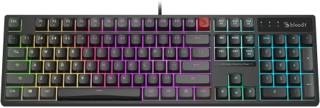 Клавиатура A4Tech Bloody B230N черный USB Multimedia for gamer LED (B230N)