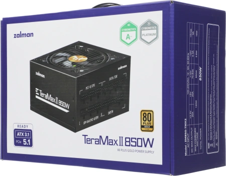Блок питания Zalman ATX 850W ZM850-TMX2 80+ gold 24pin APFC 120mm fan 12xSATA Cab Manag RTL
