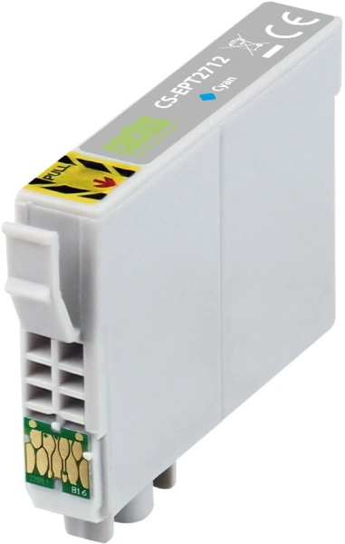 Картридж струйный Cactus CS-EPT2712 27XL голубой (17мл) для Epson WorkForce WF-3620/3640/7110/7210 с чипом