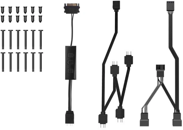 Вентилятор для корпуса ID-Cooling TF-12025 ARGB 120х120x25 белый 4-pin 31дБ (упак.:3шт) (TF-12025-ARGB-TRIO-SNOW) Ret